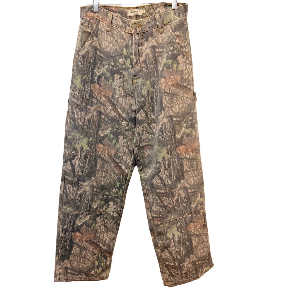Trinity Los Angeles Real Tree Camo Carpenter Wide Leg Jeans - S -  Pre-Owned